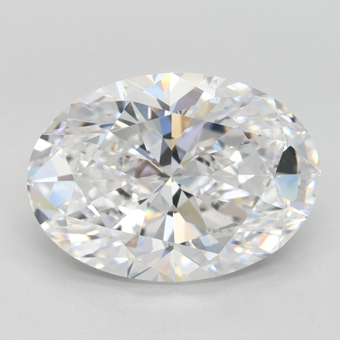 3.27ct Oval D IF Lab Created Diamond