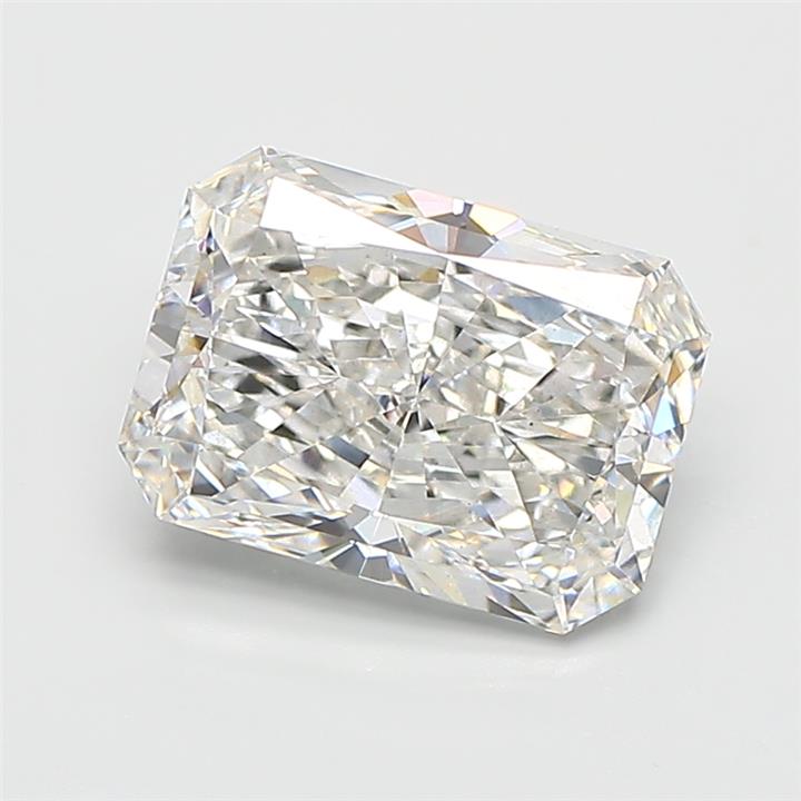2.5ct Radiant F VS2 Lab Created Diamond