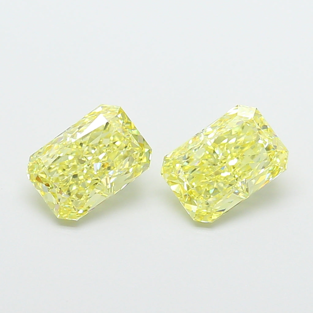 1.59ct Radiant  VVS2 Lab Created Diamond