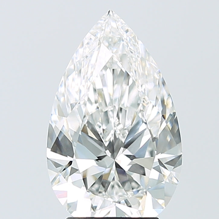 3.08ct Pear E VS1 Lab Created Diamond