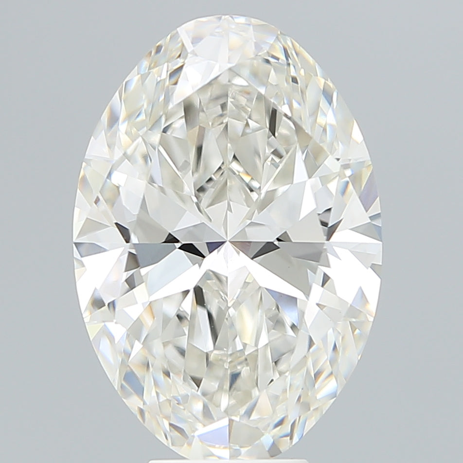 8.12ct Oval G VVS2 Lab Created Diamond