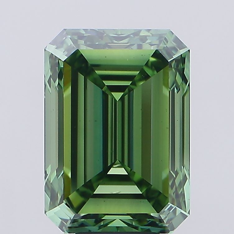 9.04ct Emerald  VS2 Lab Created Diamond