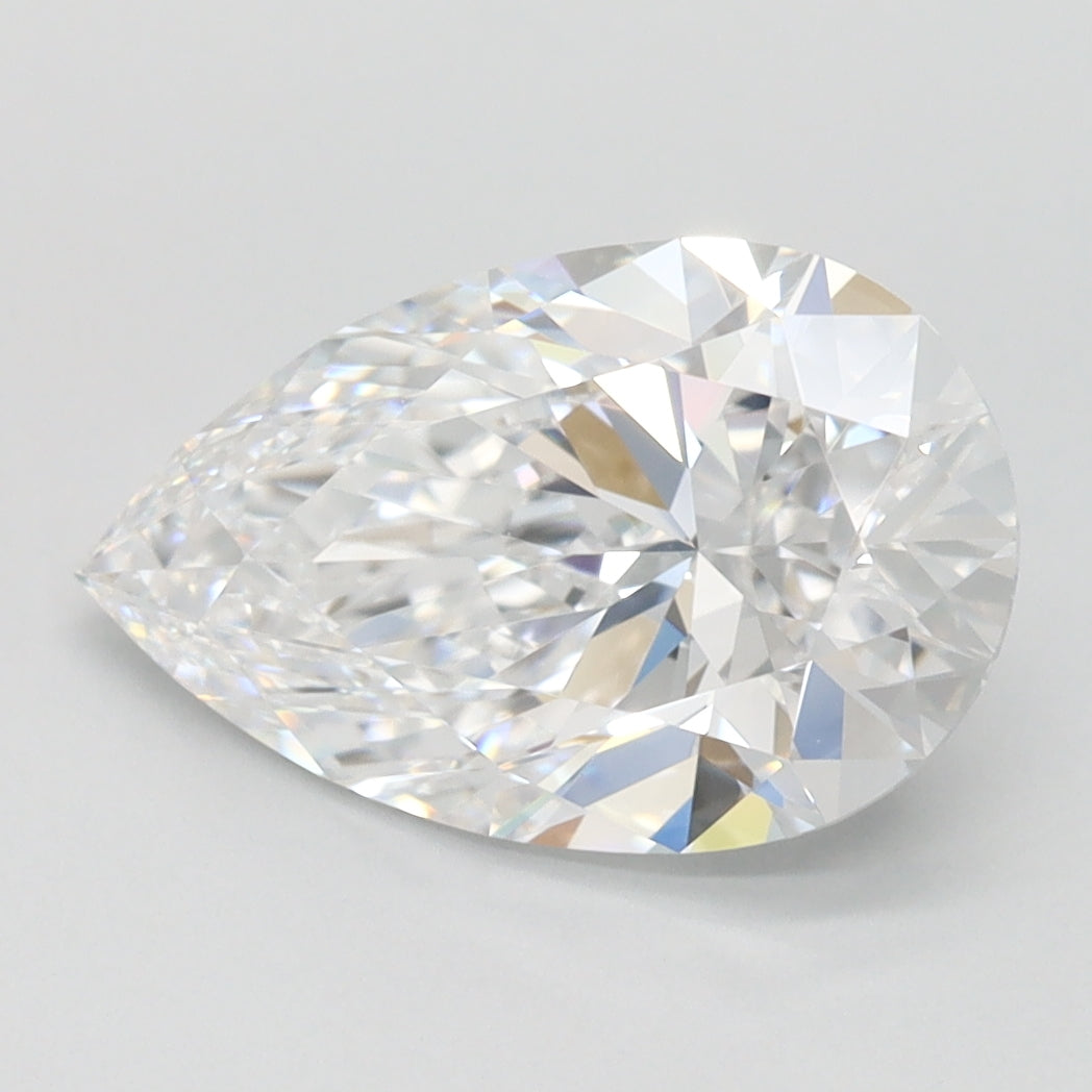 2.02ct Pear D IF Lab Created Diamond
