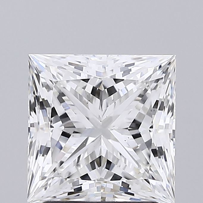 2.08ct Princess E VS2 Lab Created Diamond