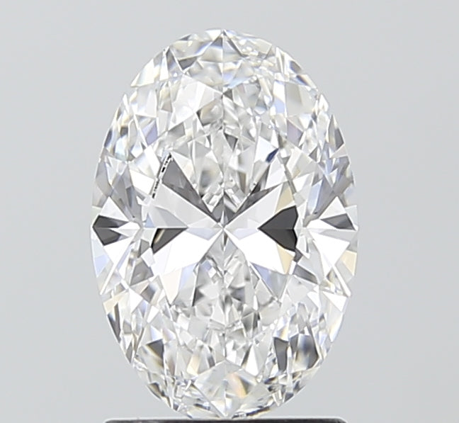 1.55ct Oval D VVS2 Lab Created Diamond