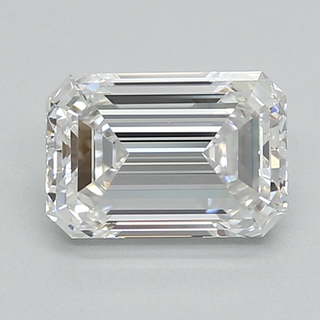 0.97ct Emerald D IF Lab Created Diamond