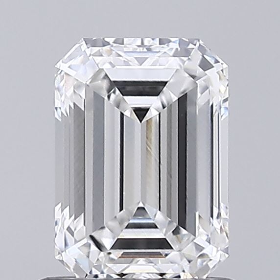 1.01ct Emerald D VVS2 Lab Created Diamond