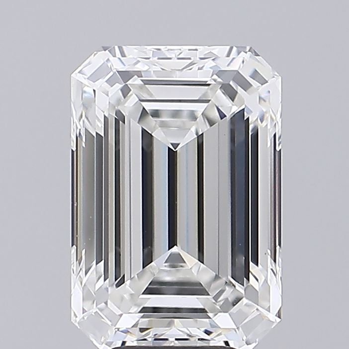 6.03ct Emerald F VVS2 Lab Created Diamond