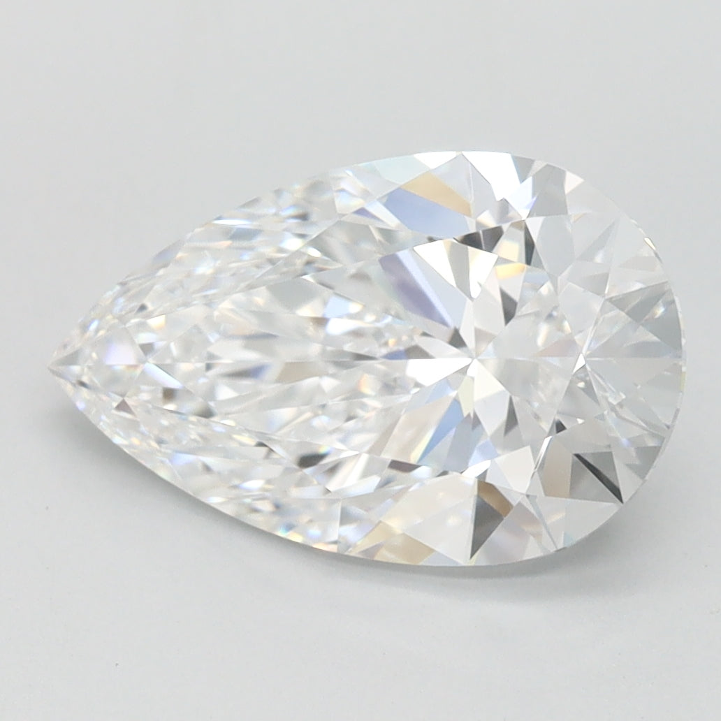 2.11ct Pear D IF Lab Created Diamond