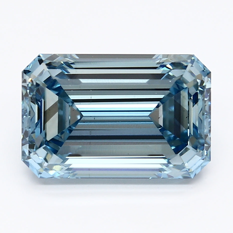 5ct Emerald   VS2 Lab Created Diamond