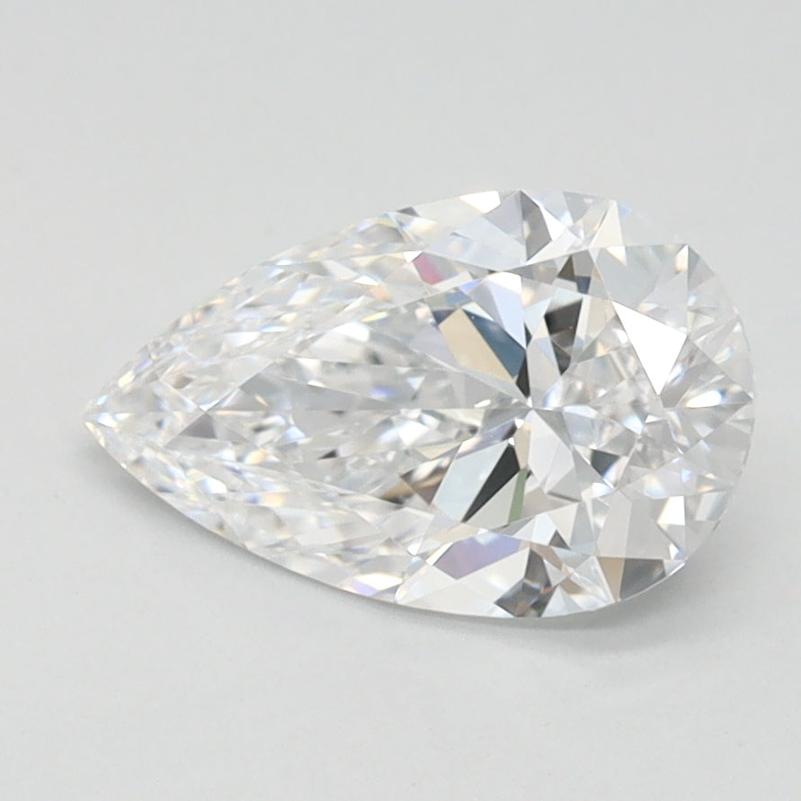 1.03ct Pear D IF Lab Created Diamond