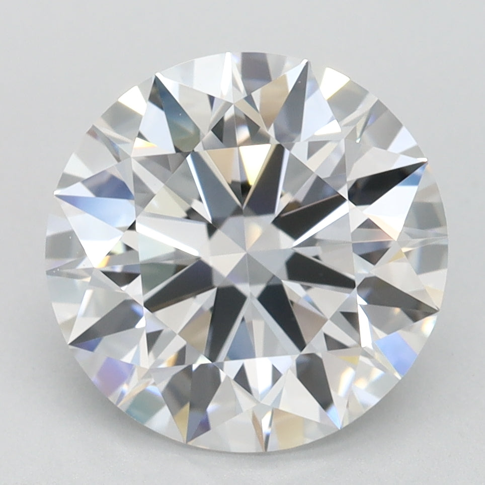 3.04ct Round D IF Lab Created Diamond