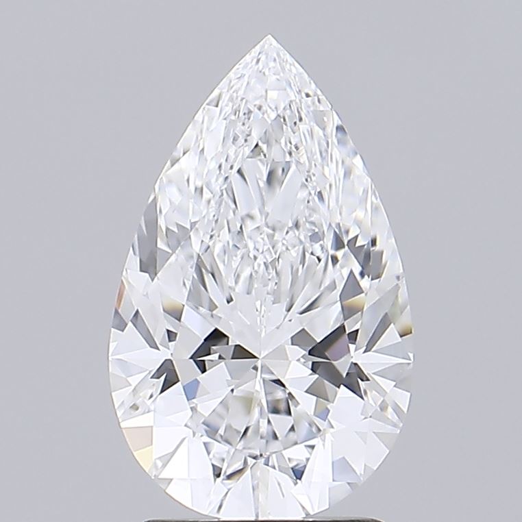 2.09ct Pear D IF Lab Created Diamond