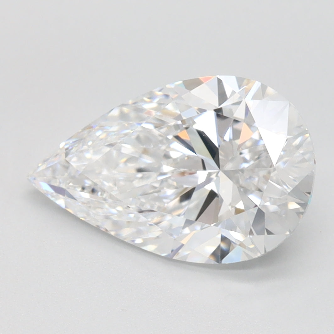 2.01ct Pear D IF Lab Created Diamond