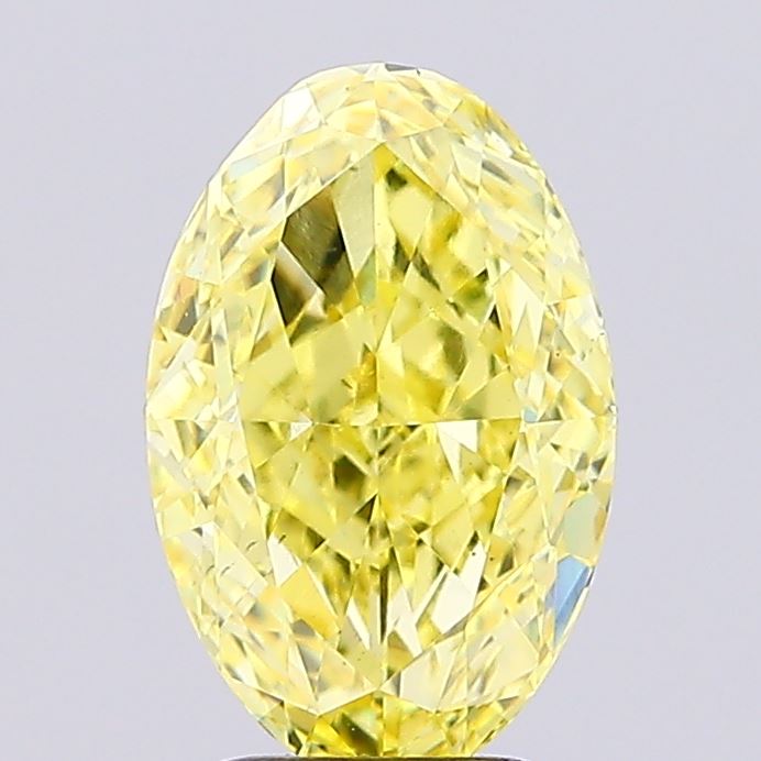 2.46ct Oval  VS2 Lab Created Diamond