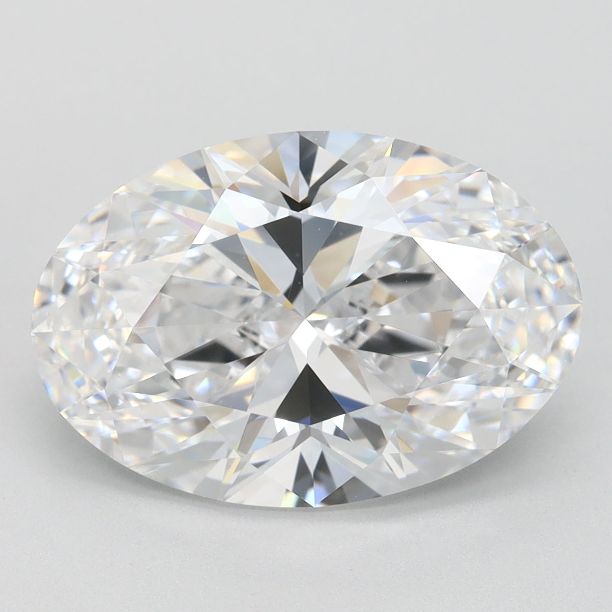 3.94ct Oval D IF Lab Created Diamond