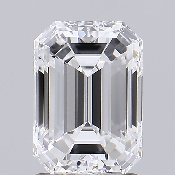 1.42ct Emerald D IF Lab Created Diamond