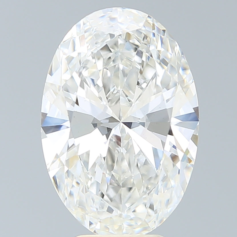 5.27ct Oval F VS1 Lab Created Diamond