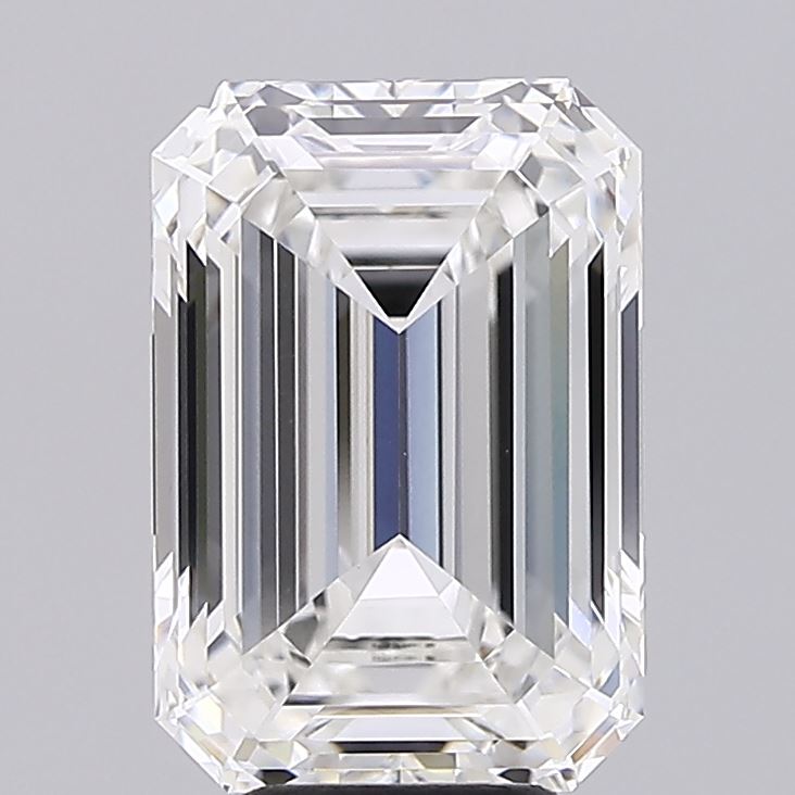 6.06ct Emerald F VVS2 Lab Created Diamond