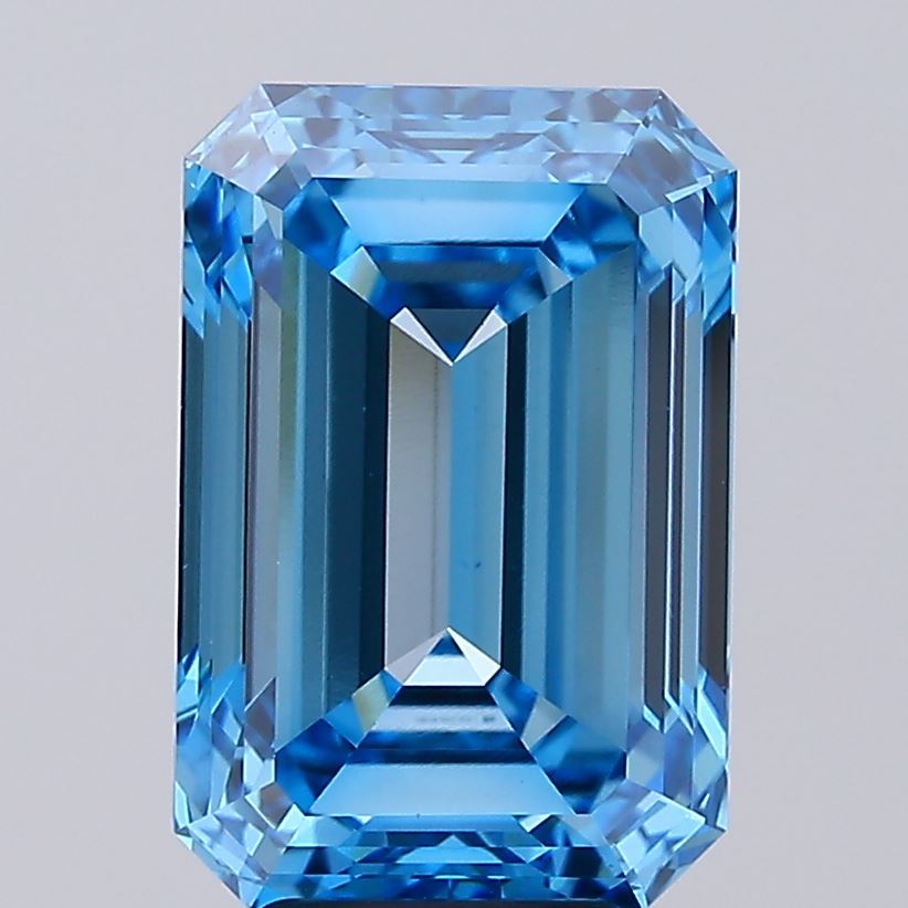 6ct Emerald  VS1 Lab Created Diamond