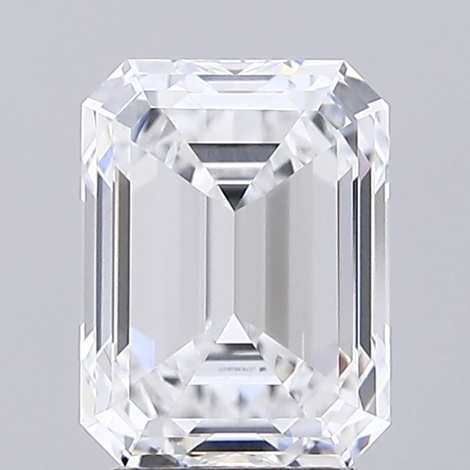 3.47ct Emerald D VVS2 Lab Created Diamond