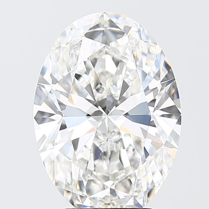 4.03ct Oval F VVS2 Lab Created Diamond