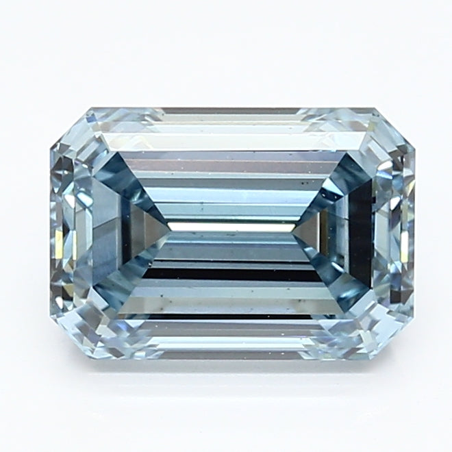 2.52ct Emerald   VS2 Lab Created Diamond