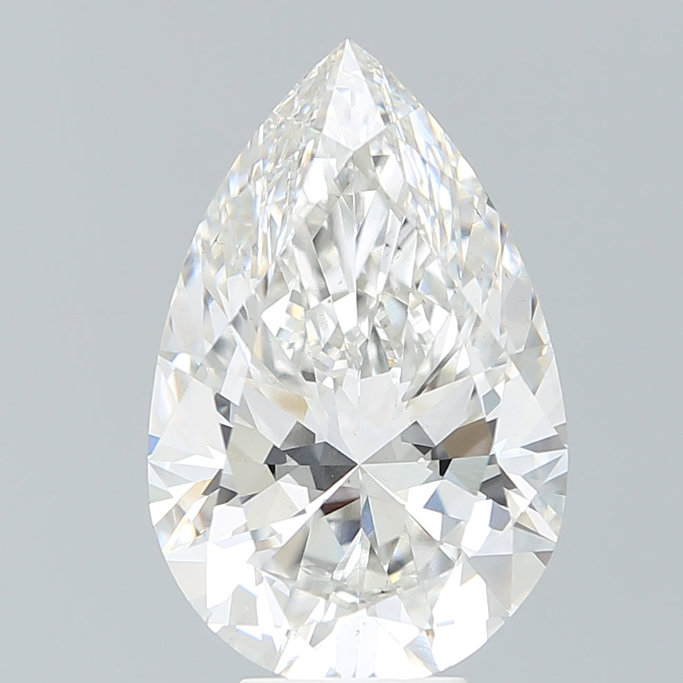 7.24ct Pear F VS2 Lab Created Diamond