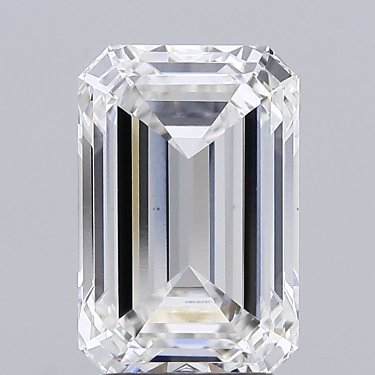 3.08ct Emerald F VS1 Lab Created Diamond