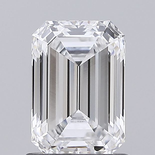 1.09ct Emerald D VVS2 Lab Created Diamond