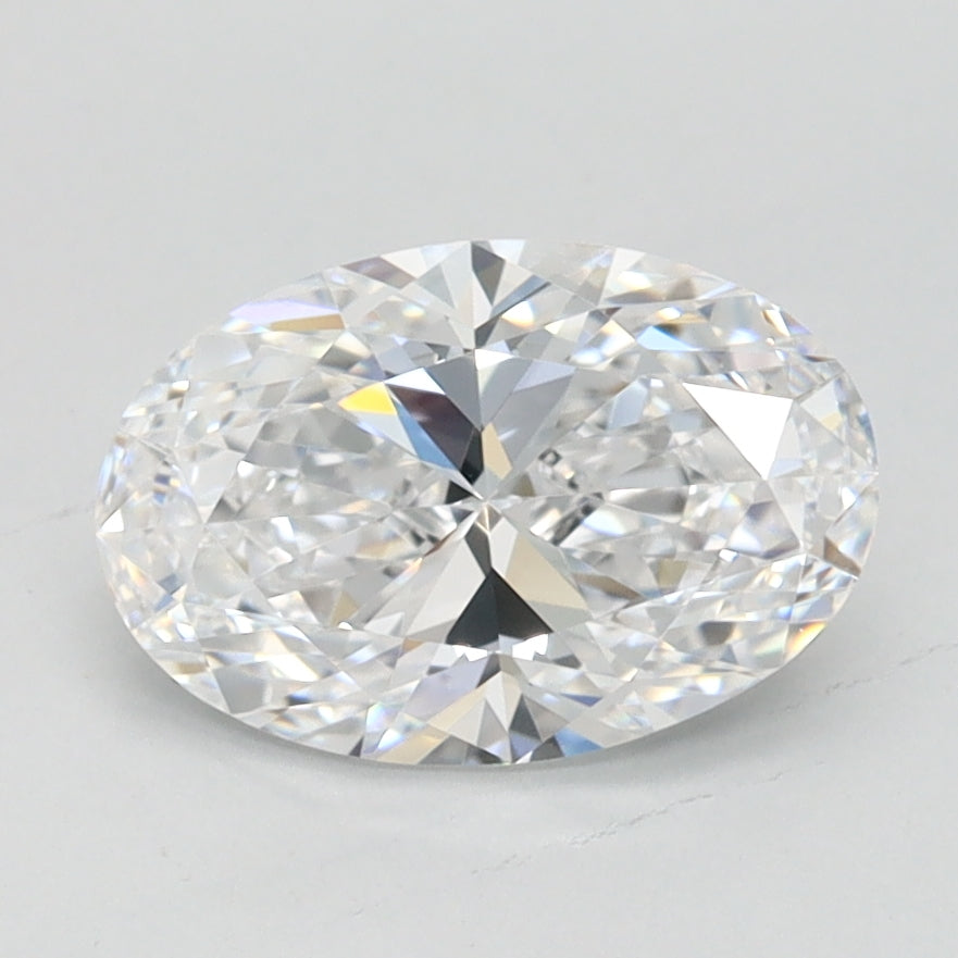1.11ct Oval D VVS1 Lab Created Diamond