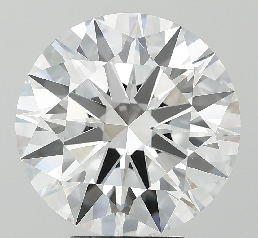 5.54ct Round F IF Lab Created Diamond