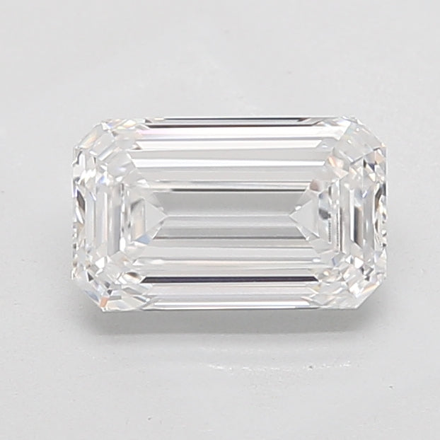 2.55ct Emerald D VVS1 Lab Created Diamond