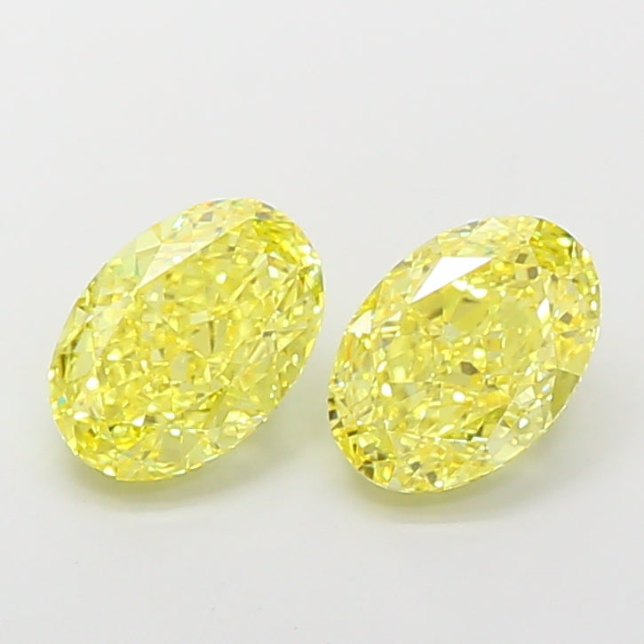 3.08ct Oval  VVS2 Lab Created Diamond