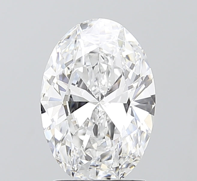 1.56ct Oval D VVS2 Lab Created Diamond