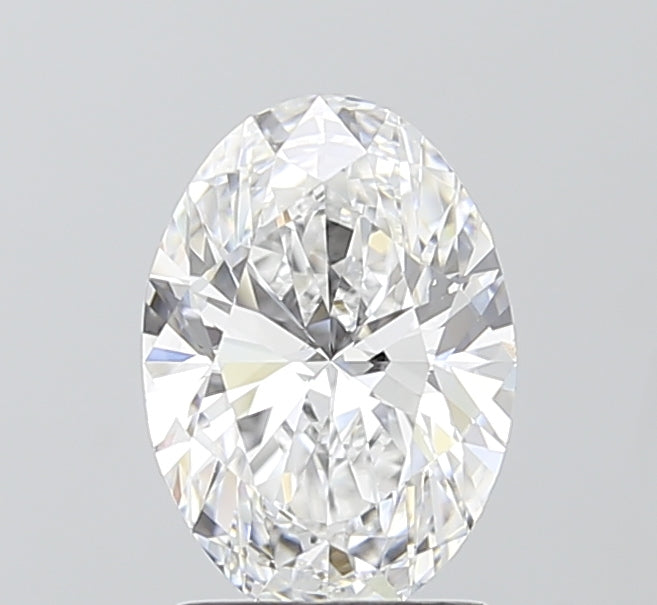 1.51ct Oval D VVS2 Lab Created Diamond