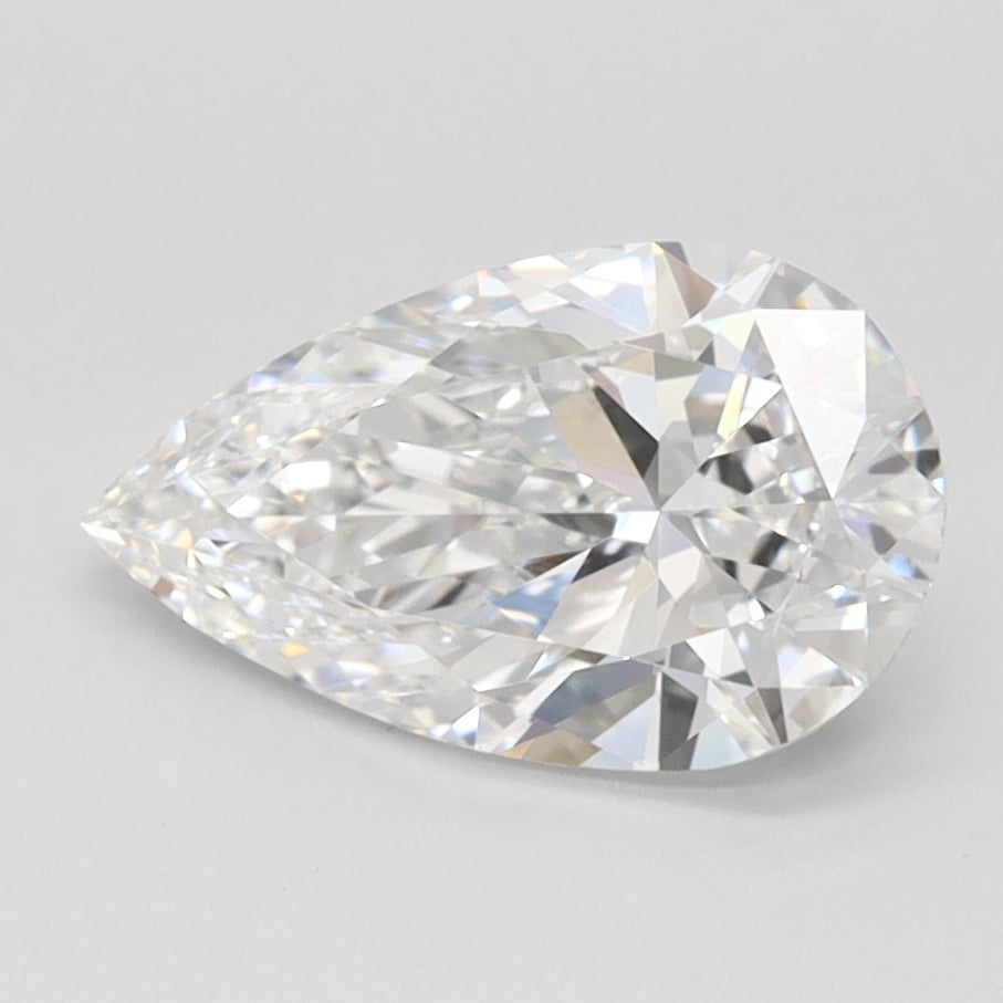 1.04ct Pear D IF Lab Created Diamond