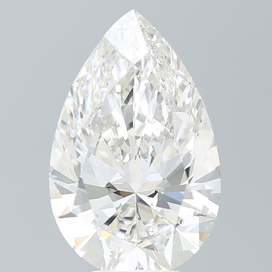 5.65ct Pear F VS1 Lab Created Diamond