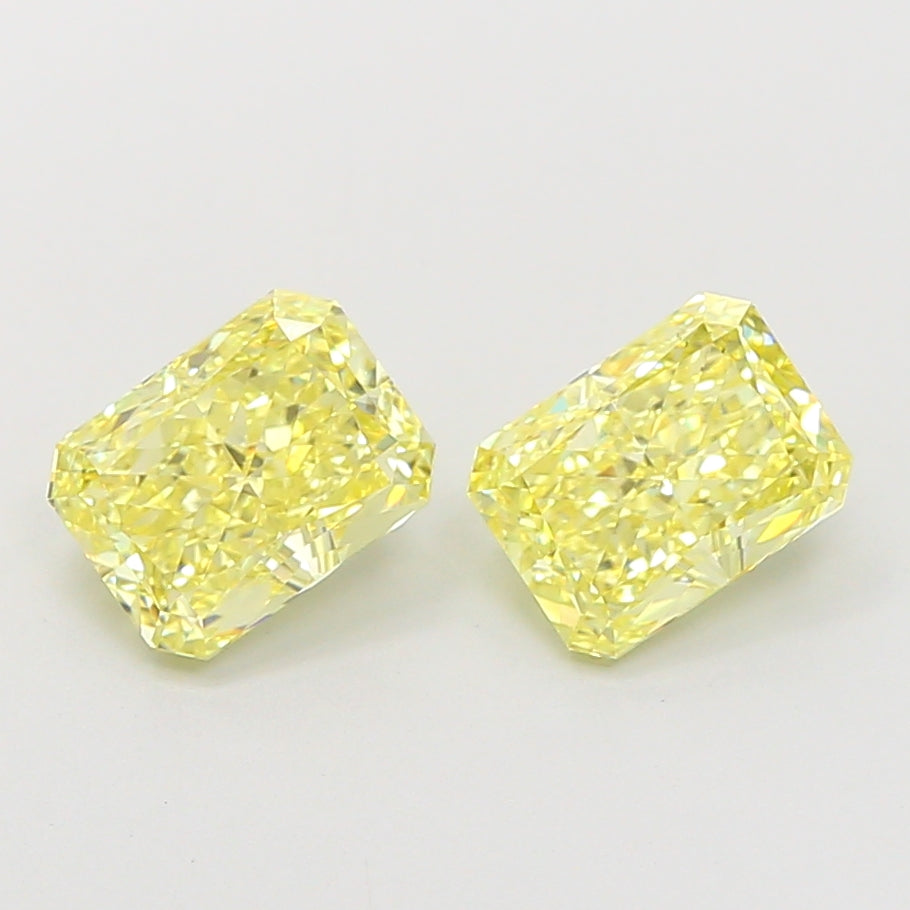 1.24ct Radiant  VVS2 Lab Created Diamond