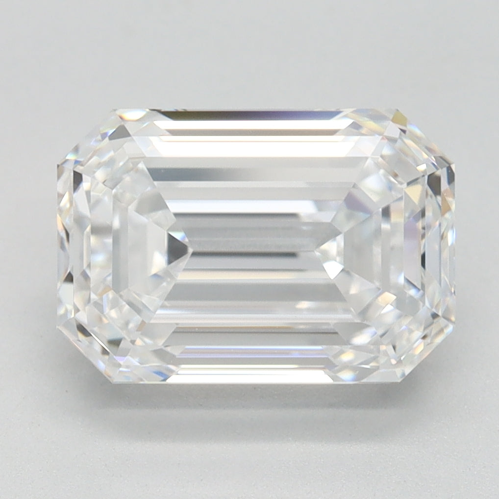 3.05ct Emerald D IF Lab Created Diamond