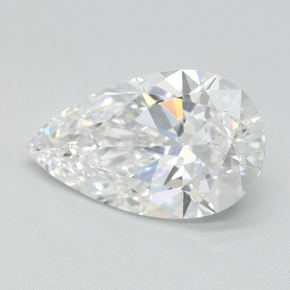 1.1ct Pear D IF Lab Created Diamond