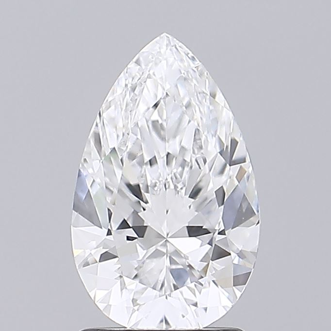 1.6ct Pear D VVS2 Lab Created Diamond