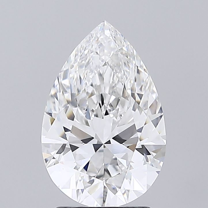 2.07ct Pear F VVS2 Lab Created Diamond