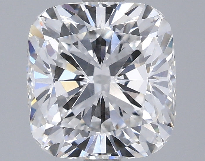 2.55ct Cushion D VVS2 Lab Created Diamond