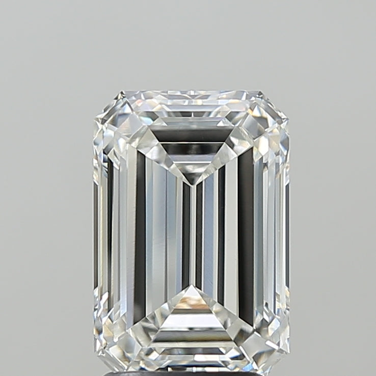 3.1ct Emerald F VVS2 Lab Created Diamond