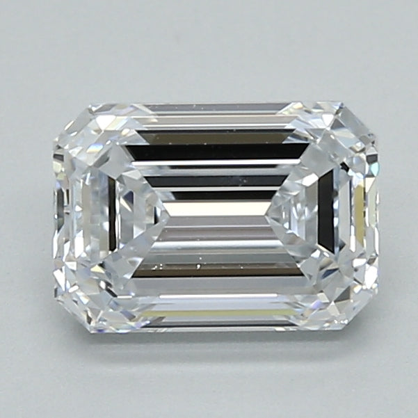 1.55ct Emerald F IF Lab Created Diamond