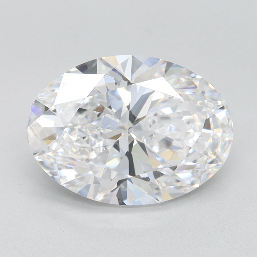 2ct Oval D IF Lab Created Diamond