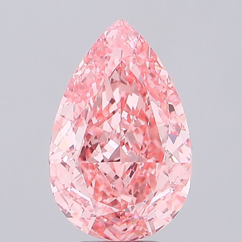 6.23ct Pear  VVS2 Lab Created Diamond