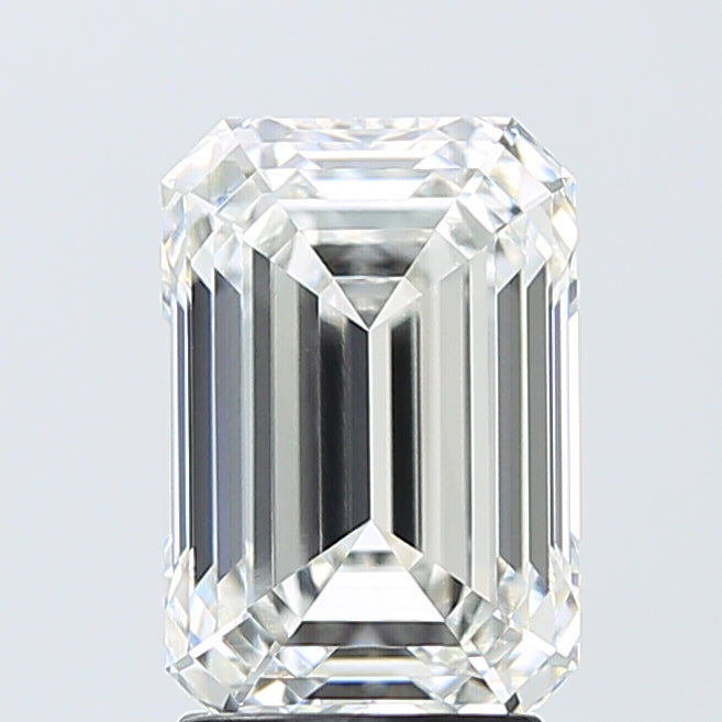 3.1ct Emerald F VVS2 Lab Created Diamond