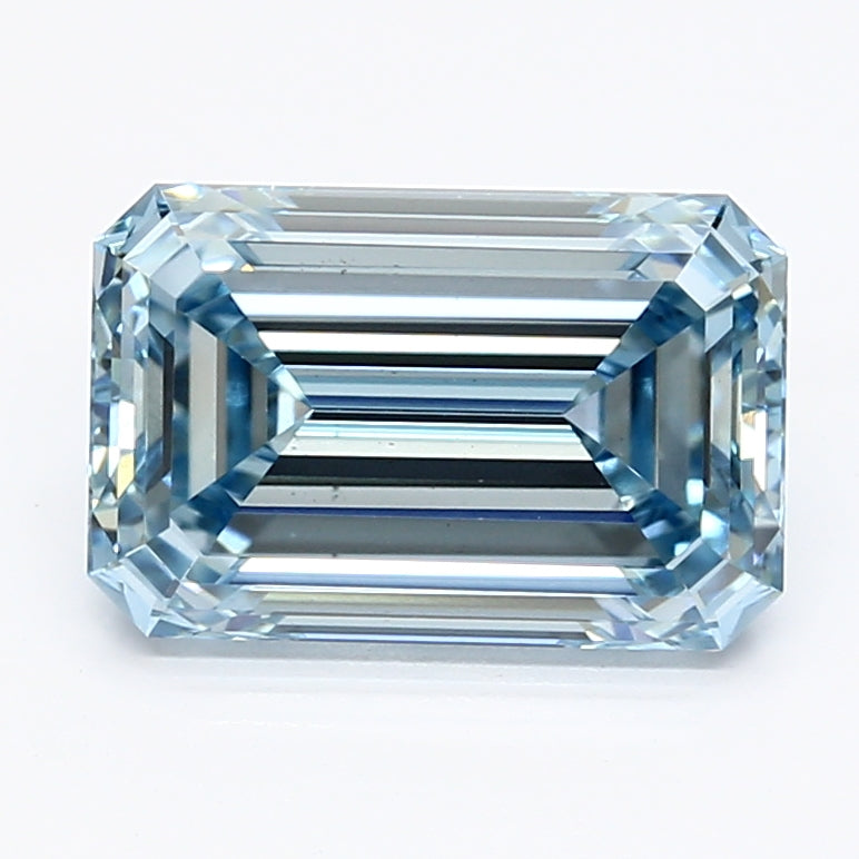 2.66ct Emerald   VS1 Lab Created Diamond